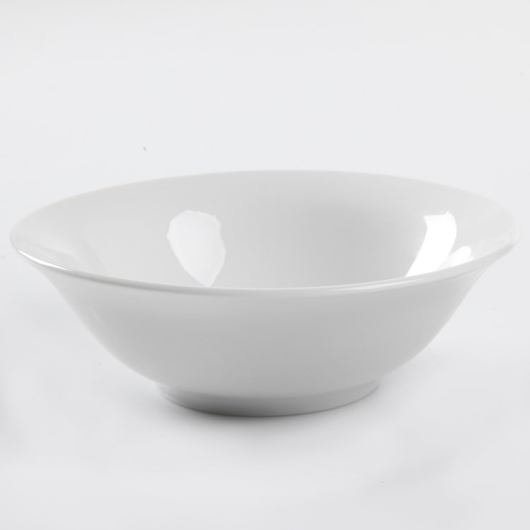 NOBLE COURT CEREAL BOWL -WHITE
