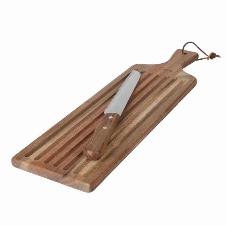 BREAD BOARD & KNIFE-SET OF 2
