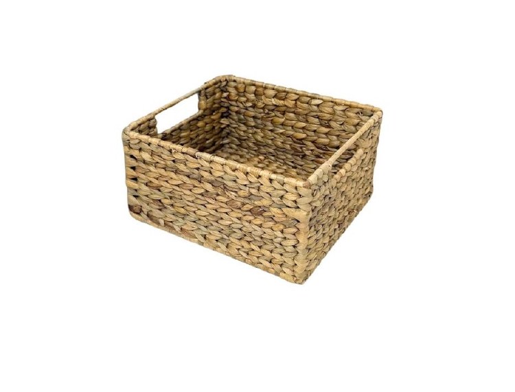 WATER HYACINTH STORAGE BASKET-SMALL