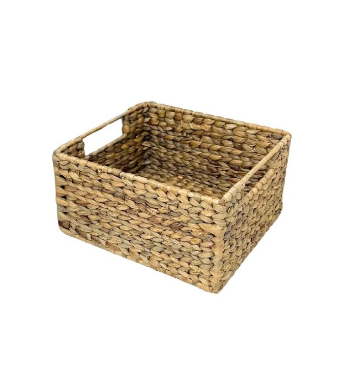 WATERN HYACINTH STORAGE BASKET-MEDIUM