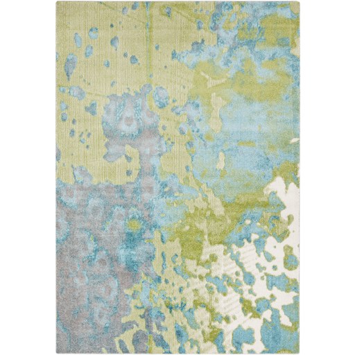 ABERDINE AREA RUG-GREEN-5' 2" X 7' 6"