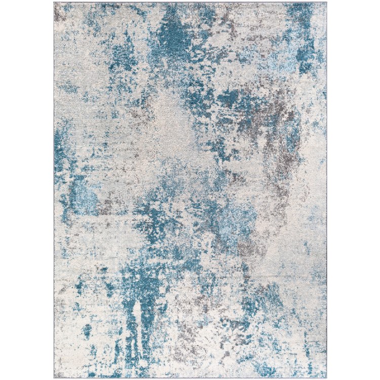 CHESTER AREA RUG-BLUE-6FT X 9FT