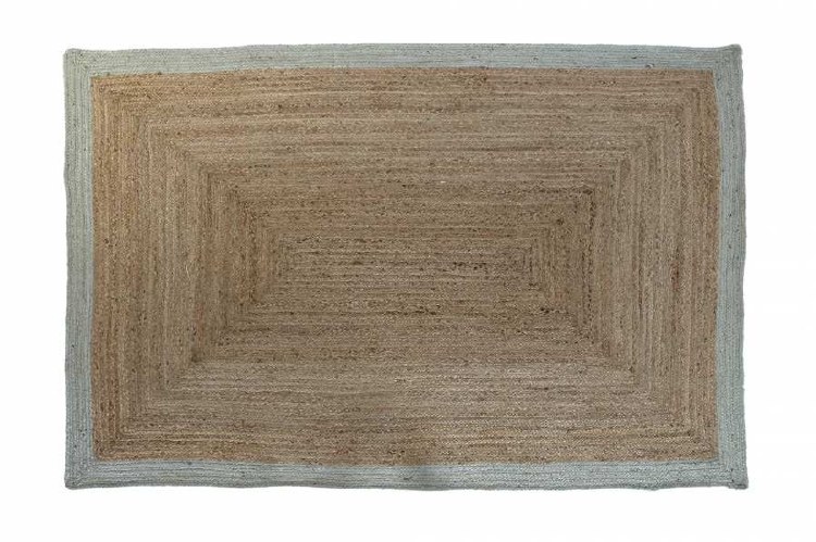 A/RUG JUTE W/ COTTON BORDER 5X 7