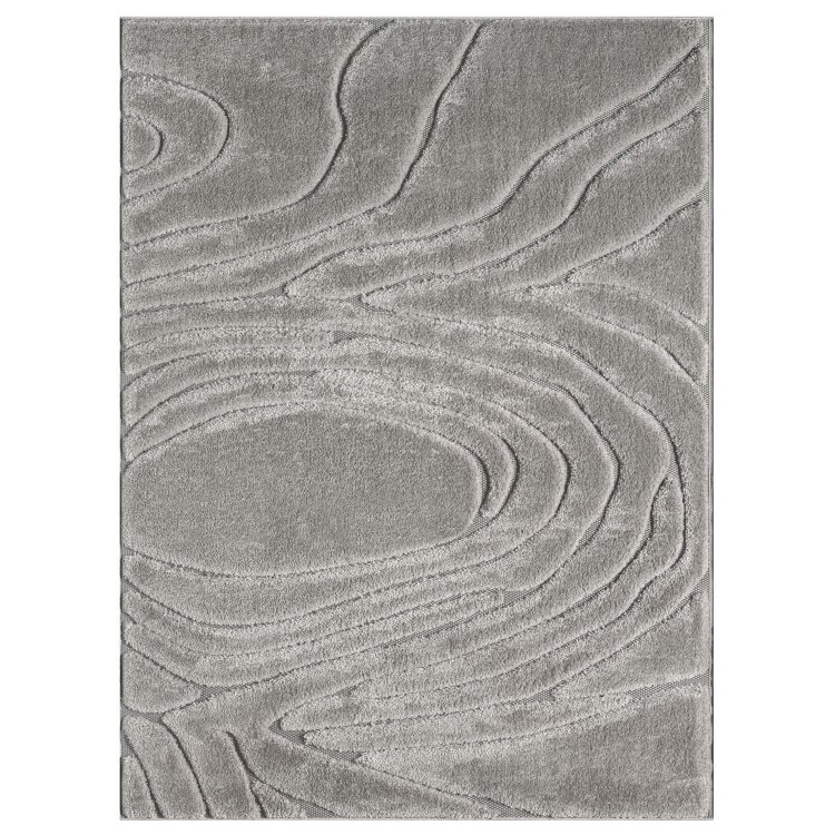SKYLER CARBON AREA RUG- 5' x 7'