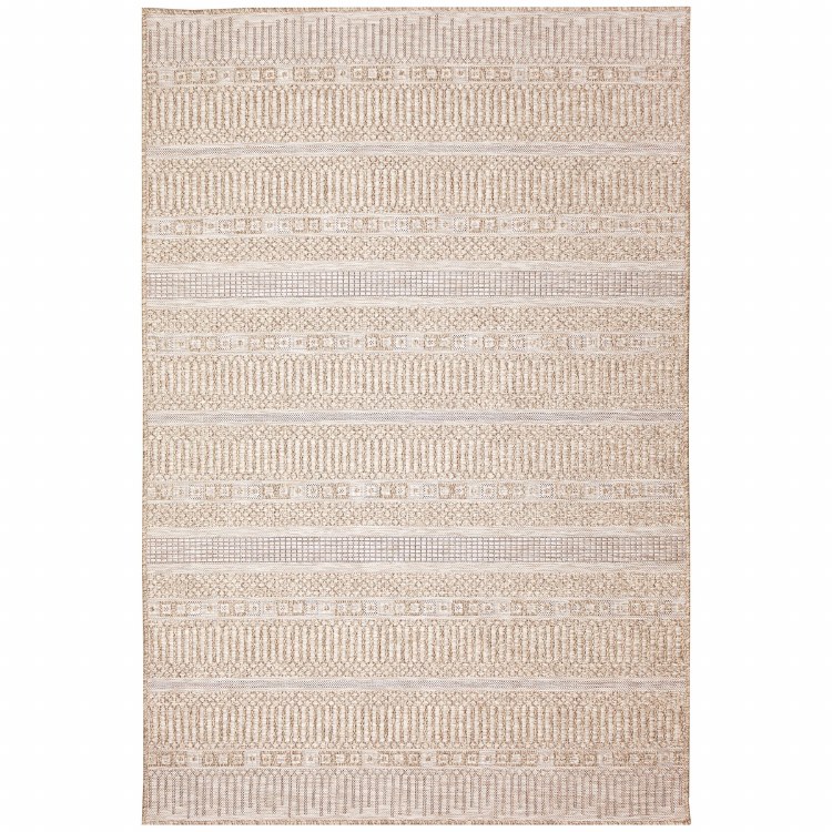 NATUAL STRIPE AREA RUG-6'6"x 9'4"