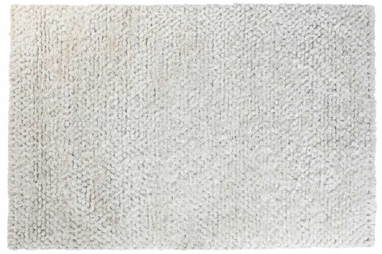AREA RUG TUFTED WHITE 6 X 9