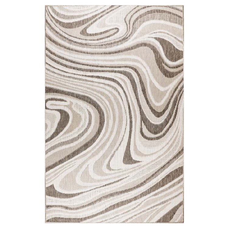 WAVES AREA RUG-NEUTRAL-4FT X7FT