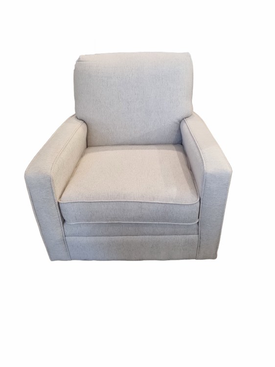 AXE SWIVEL ARM CHAIR-IVORY