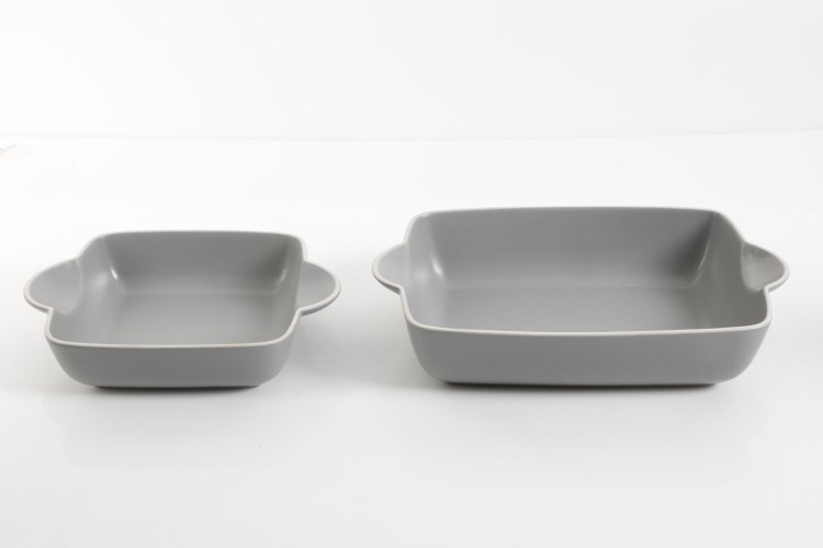 GREY BAKING DISH - 2 PIECE