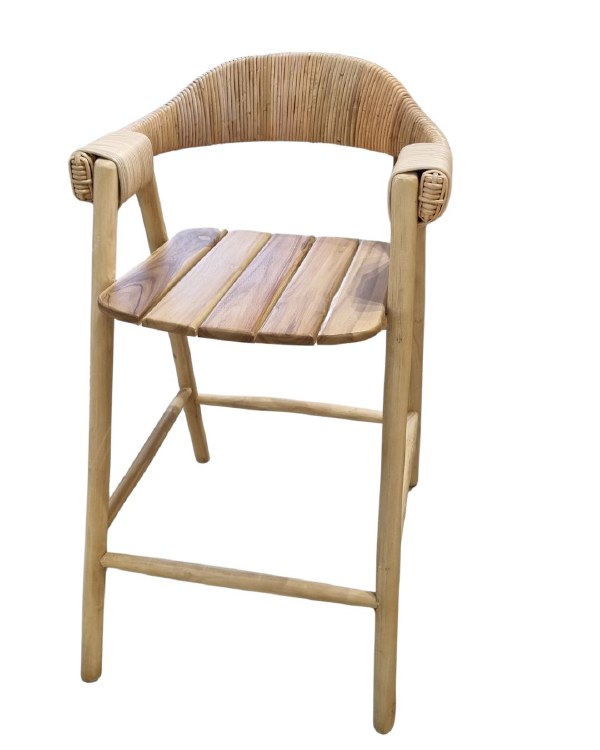 RIMINI TEAK BARSTOOL