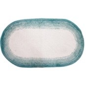 OVAL BATHMAT-AQUA-SMALL