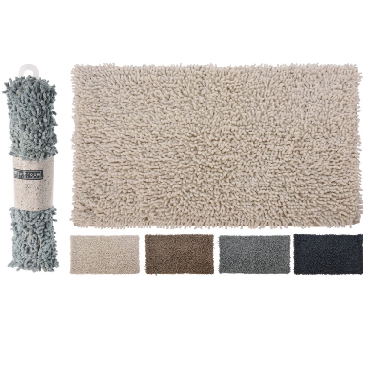 SHAGGY BATHMAT-NATURAL