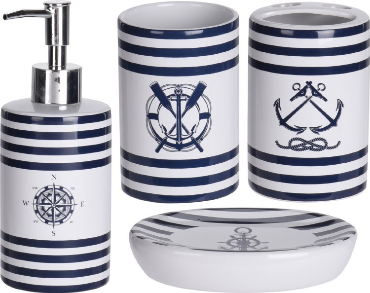 MARITIME BATHROOM SET-S/4