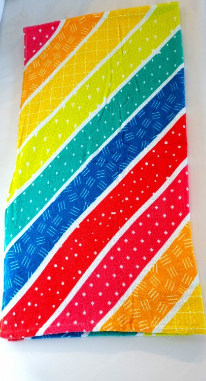 BEACH TOWEL-RAINBOW