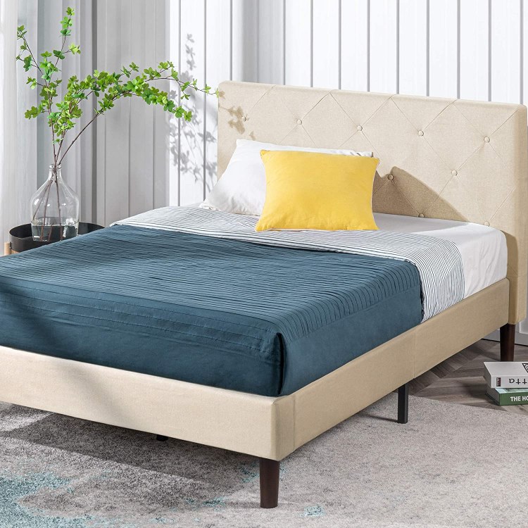 ZINUS SHALINI KING BED-BEIGE