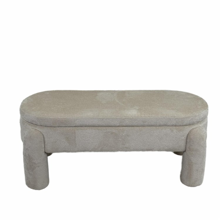 STORAGE BENCH- GREY