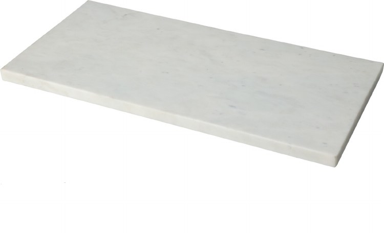 MARBLE BOARD RECTANGLE-WHITE