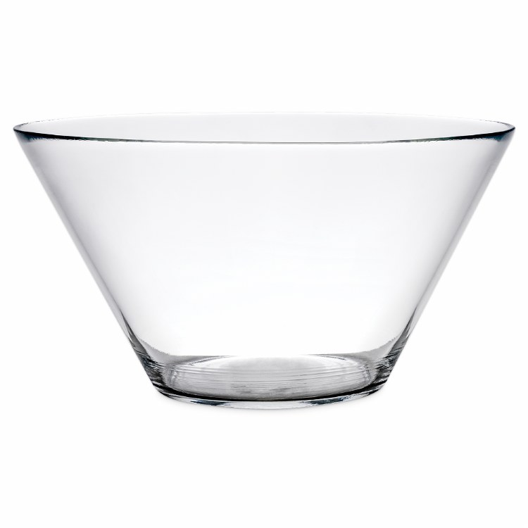 GLASS SALAD BOWL