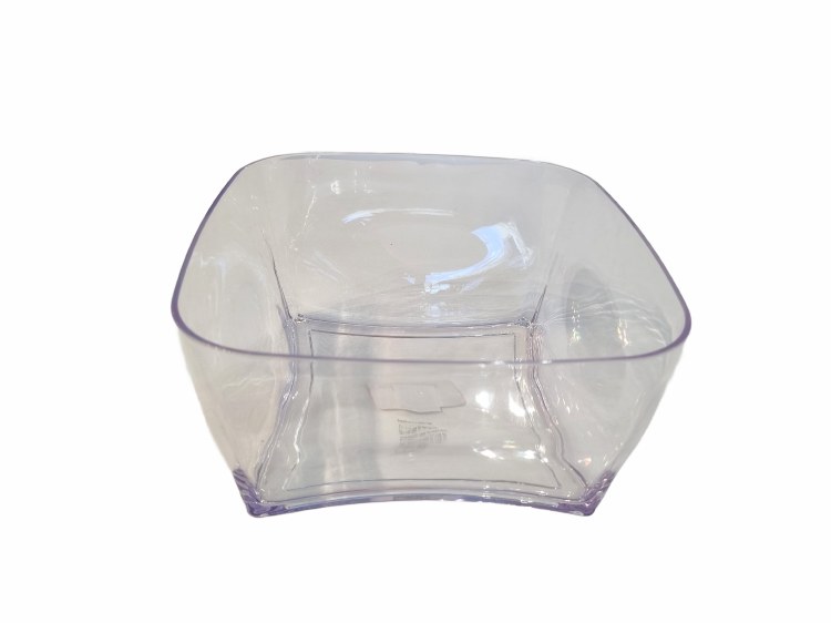 CLEAR ACRYLIC SERVING BOWL