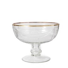 ZYNTHIA GOLD RIM BOWL-SMALL