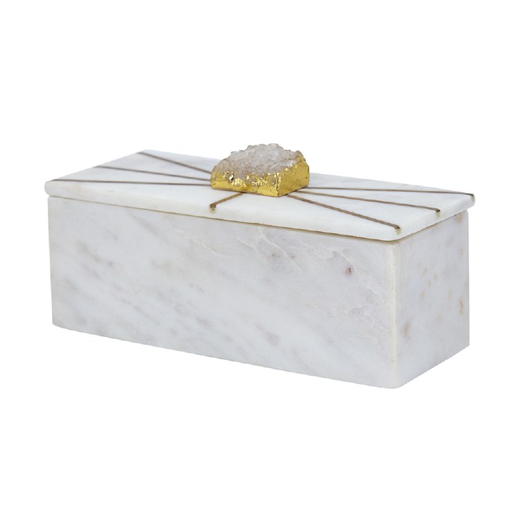 WHITE MARBLE BOX