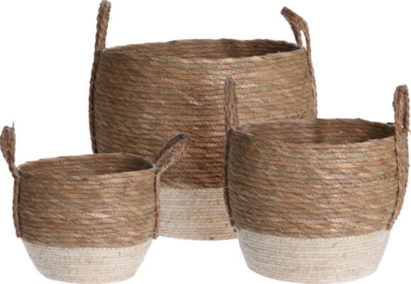 STRAW BASKET-MEDIUM