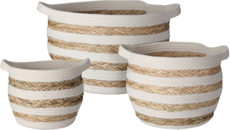 COTTON/LEAF BASKET MD