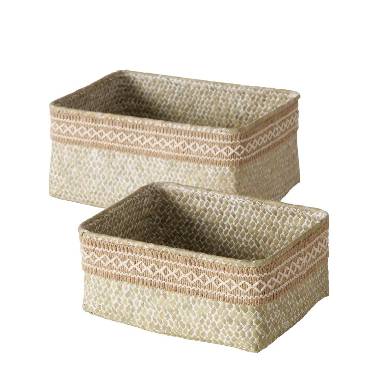 JAMAL RECTANGULAR BASKET- LRG