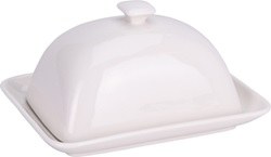 BUTTER DISH-WHITE