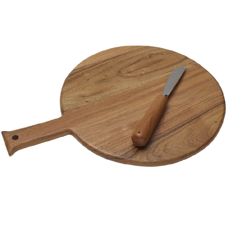 ACACIA CHOPPING BOARD W/SPREADER