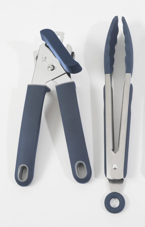 CAN OPENER AND TONGS SET