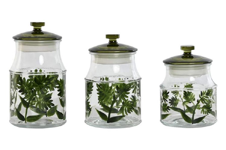 BOTANICAL CANNISTER SET 3PC