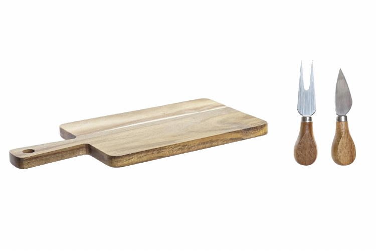 ACACIA CHEESE BOARD -SET/3