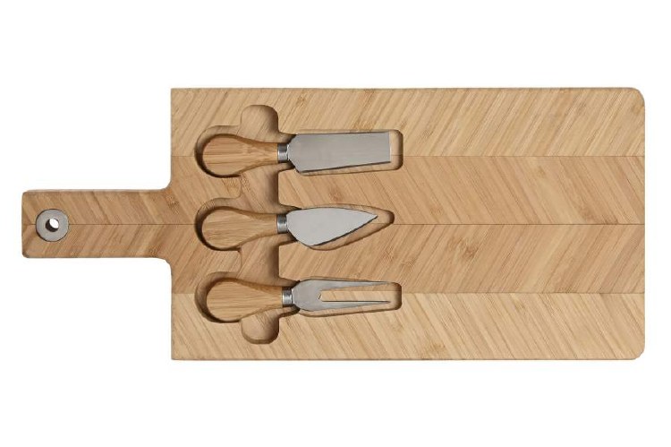 BAMBOO CHEESE BOARD 4PC