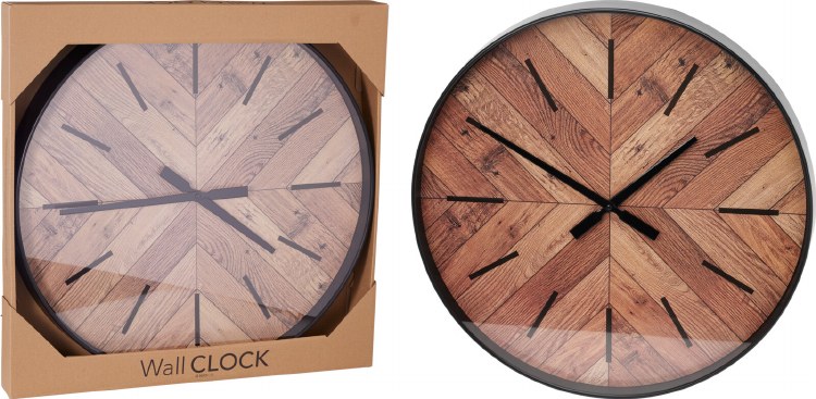 HERRINGBONE CLOCK