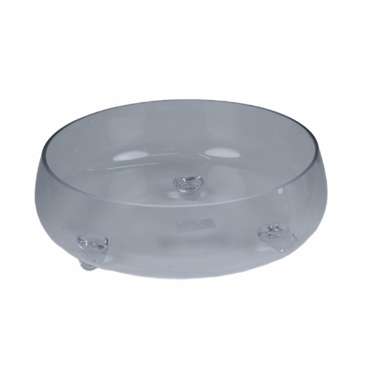 CLEAR ROUND VASE