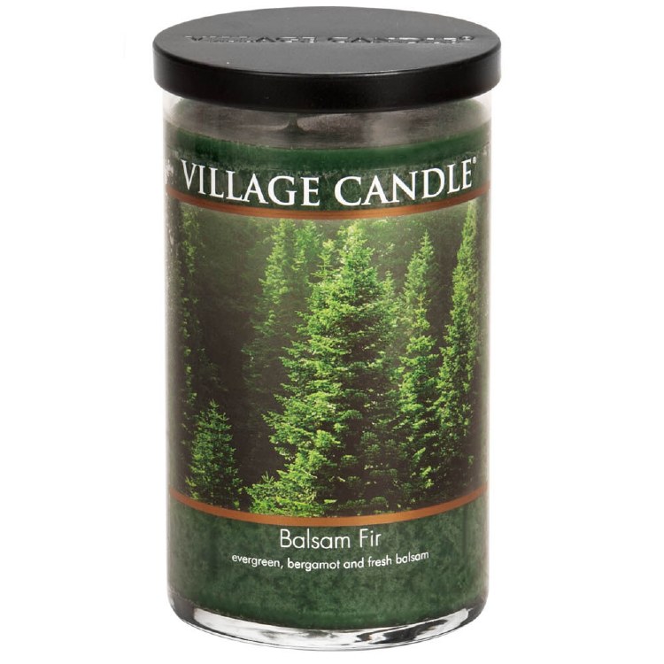 BALSAM FIR CANDLE W/BALCK LID-LARGE