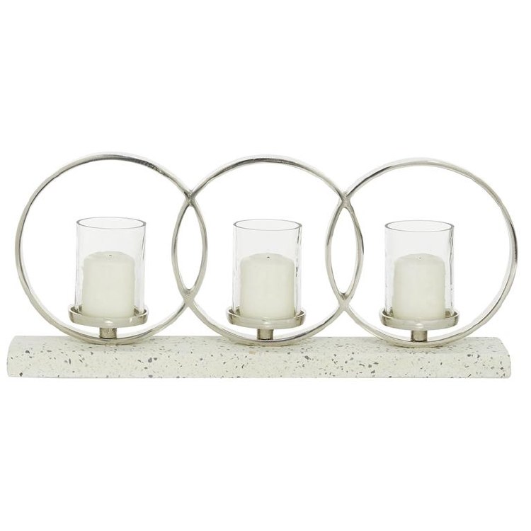 CANDLE HOLDER TRIO CIRCLE