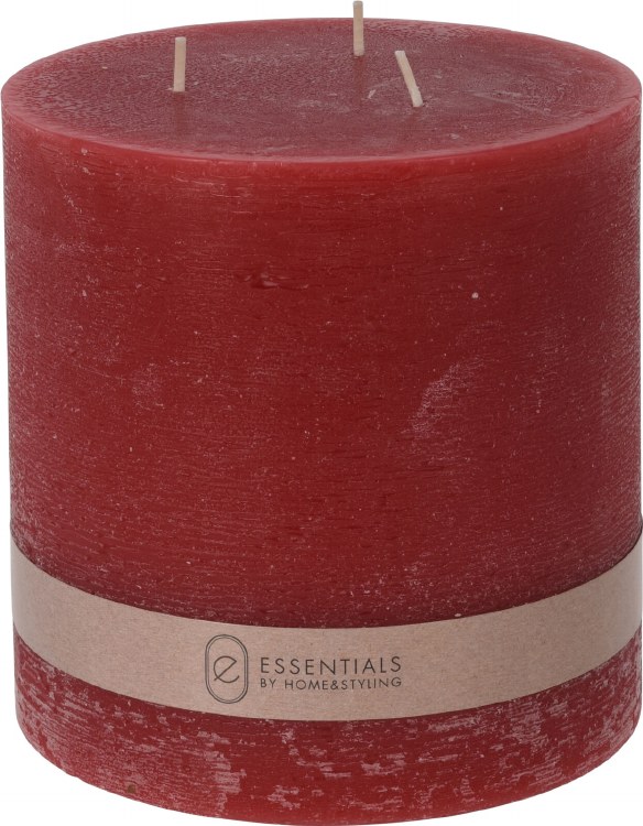 RED PILLAR CANDLE-WIDE