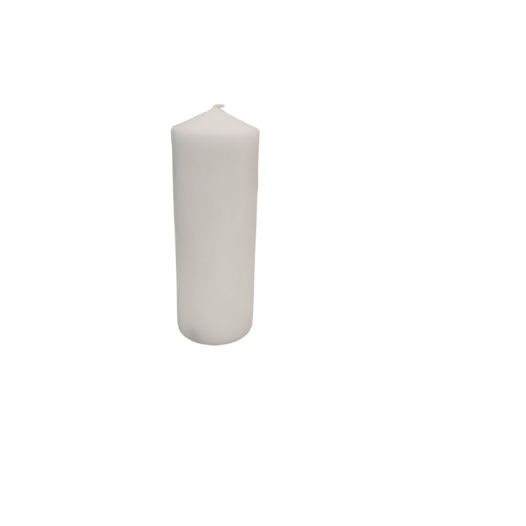 WHITE PILLAR CANDLE-MEDIUM