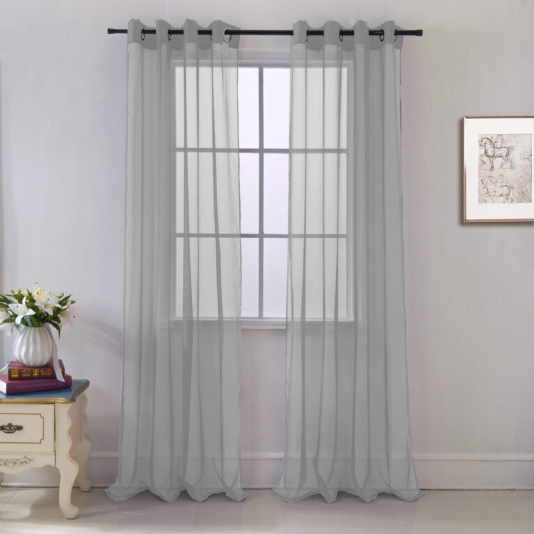 CARA CURTAIN-GREY