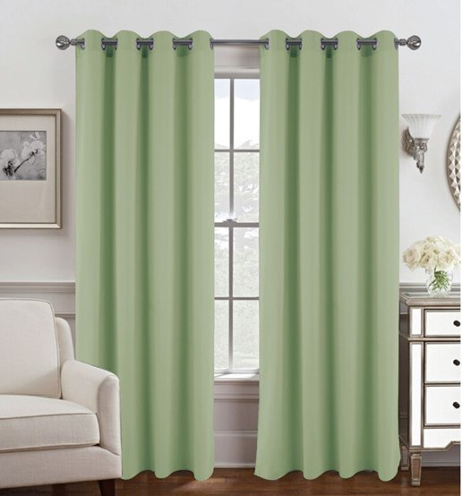 KENNEDY SAGE CURTAIN - 90"