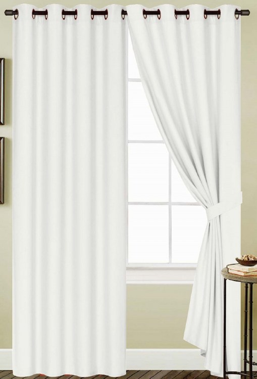 KENNEDY WHITE CURTAIN - 90"