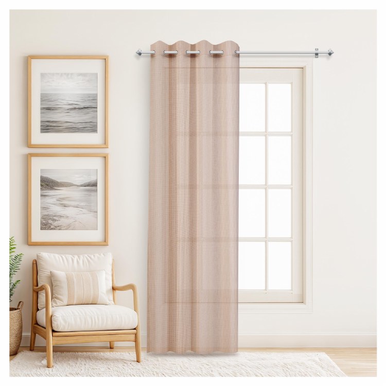 CAPUCHIN LINEN SHEER CRTN