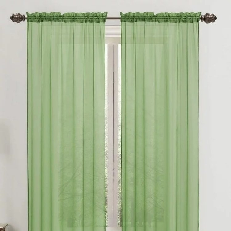 CELINE SHEER CURTAIN-SAGE