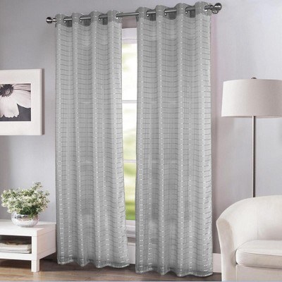 WANDA VOILE CURTAIN-SILVER