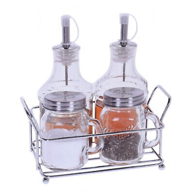 CRUET SET-GLASS-SET/5