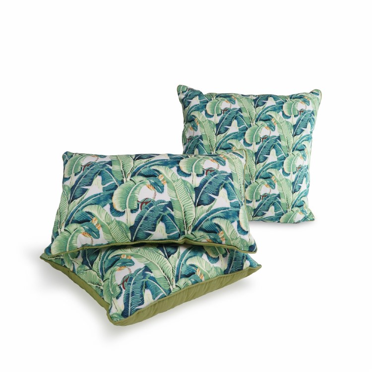 BANANA LEAF CUSHION - LARGE