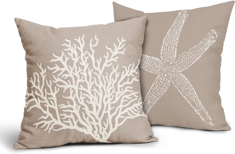 STARFISH CUSHION-TAN