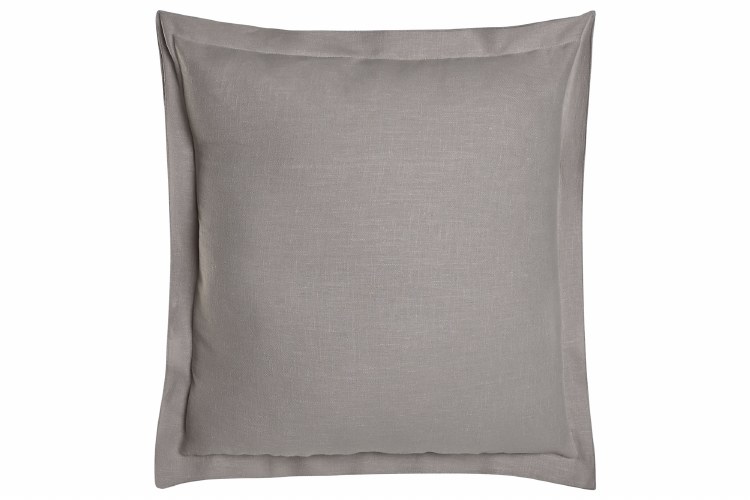 LINEN CUSHION LIGHT GREY 24" x 24"
